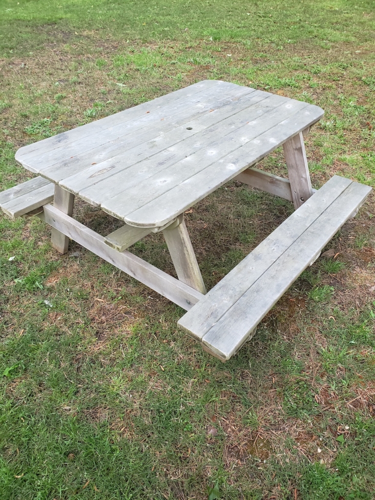 DIY painted picnic table, DIY kids outdoor table, DIY outdoor picnic table